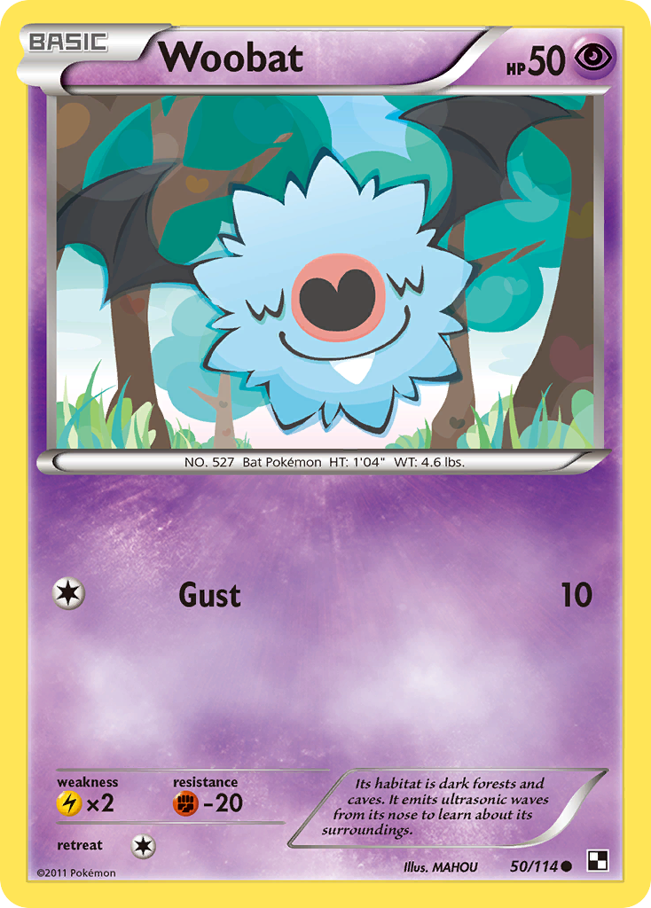 Black & White Woobat #50/114